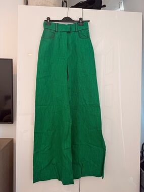 Martin Grant Wide Leg Linen Pants